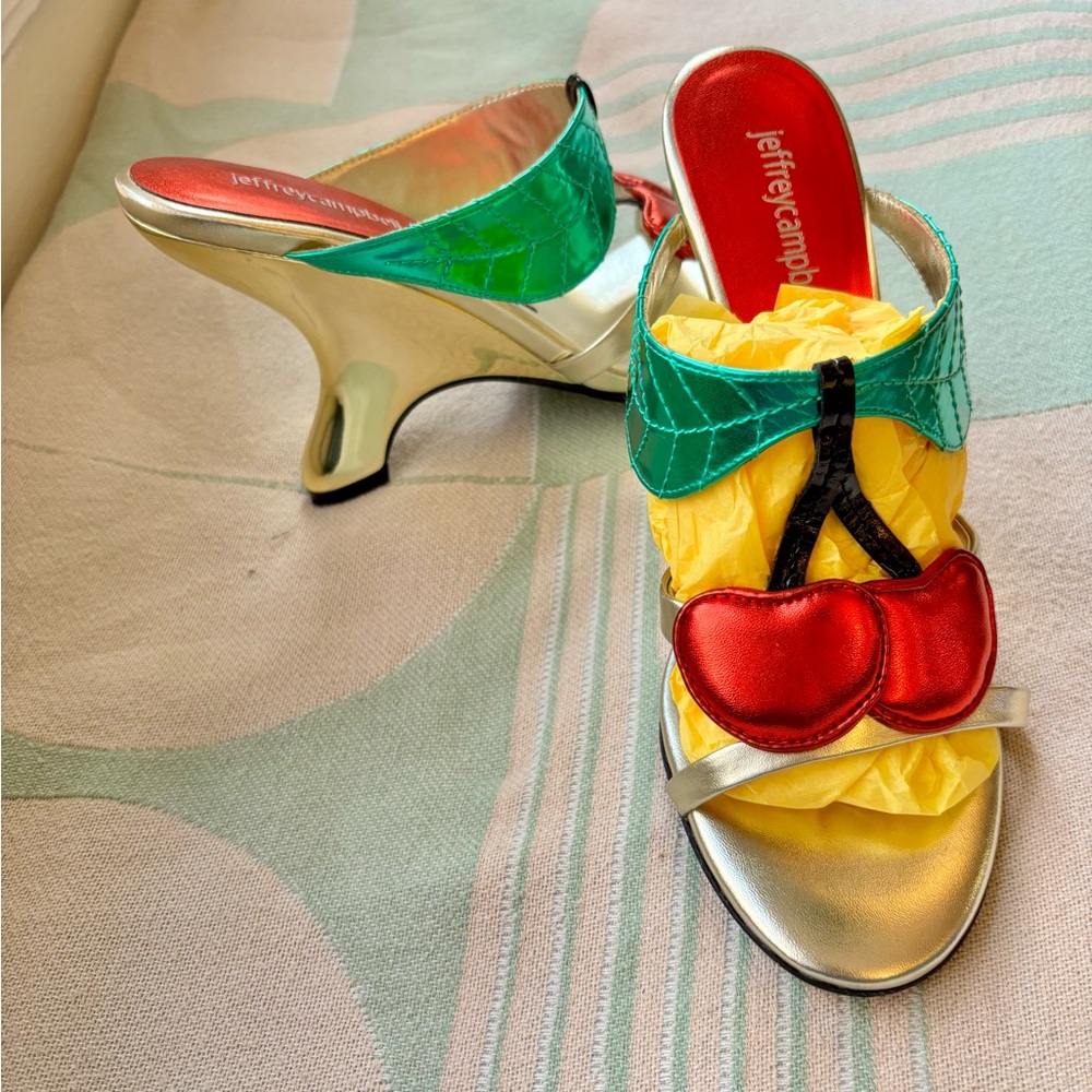 Jeffrey Campbell Cereza Wedge Cherry Heel